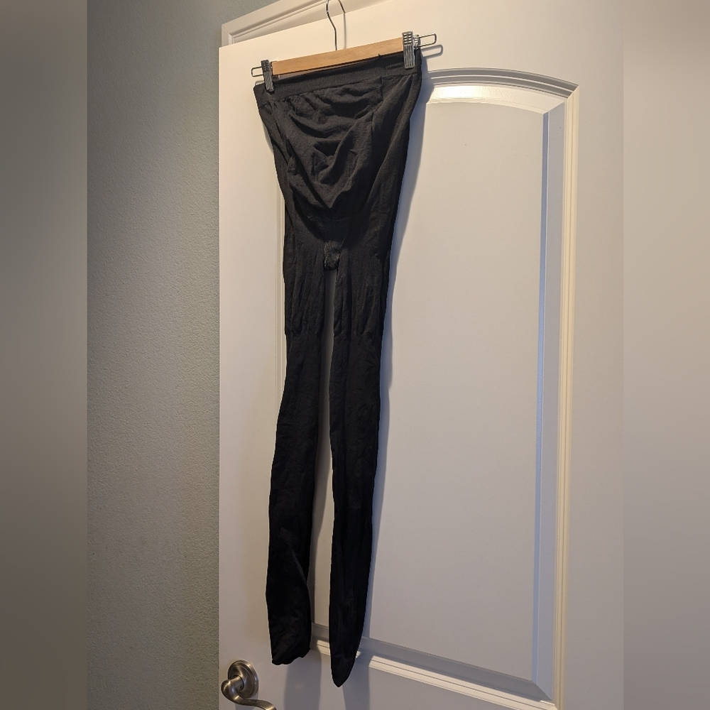 Assets Black Women's Maternity Tights And band